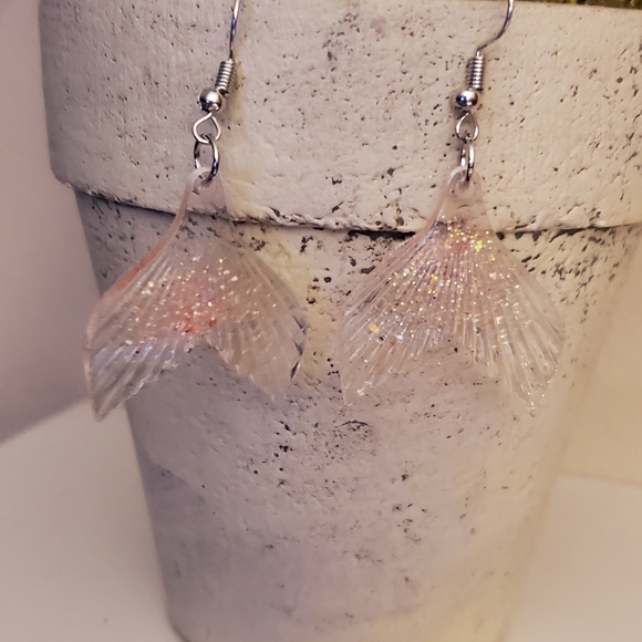 Sparkly Mermaid Tails Earrings - Picture 4 of 8